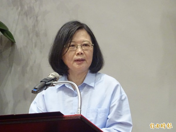 蔡英文總統今日上午接見國際獅子會台灣總會MD300各區總監及領導獅友。（資料照）